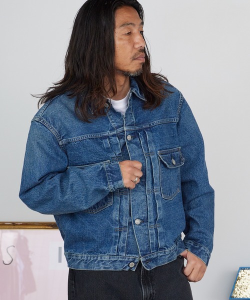 orSlow(オアスロウ)の「orSlow/オアスロウ TYPE2 1950'S DENIM JACKET USED WASH デニムジャケット 2026年 夏 夏服 秋服(デニムジャケット・メンズ・ブルー・4/3/2)」の21枚目の写真