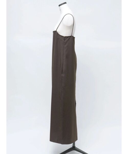 VEQUM(VEQUM)の「【VEQUM】NARROW STRAP CA OP(ワンピース・レディース・ブラウン/ブラック・FREE)」の7枚目の写真