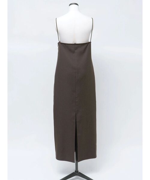 VEQUM(VEQUM)の「【VEQUM】NARROW STRAP CA OP(ワンピース・レディース・ブラウン/ブラック・FREE)」の8枚目の写真