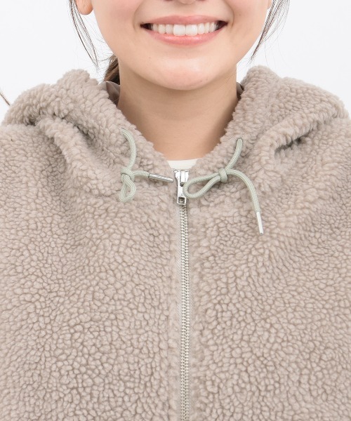 チチカカ（チチカカ）の「ボアジップフードベスト（その他アウター・レディース・カラフル/その他1/ベージュ・FREE）」の14枚目の写真