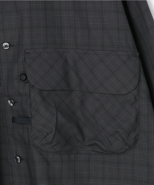 DAIWA PIER39(ダイワピア39)の「DAIWA PIER39 | TECH SPORTS OPEN COLLAR SHIRT L/S NOVA CHECK MEN(シャツ/ブラウス・メンズ・チャコール/ベージュ・L/S/M)」の8枚目の写真