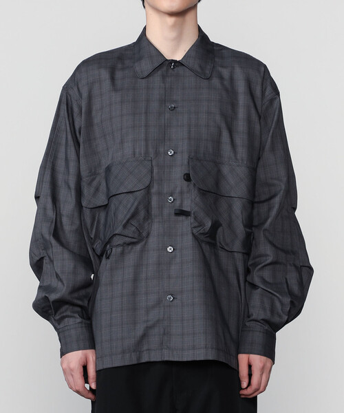 DAIWA PIER39 | TECH SPORTS OPEN COLLAR SHIRT L/S NOVA CHECK