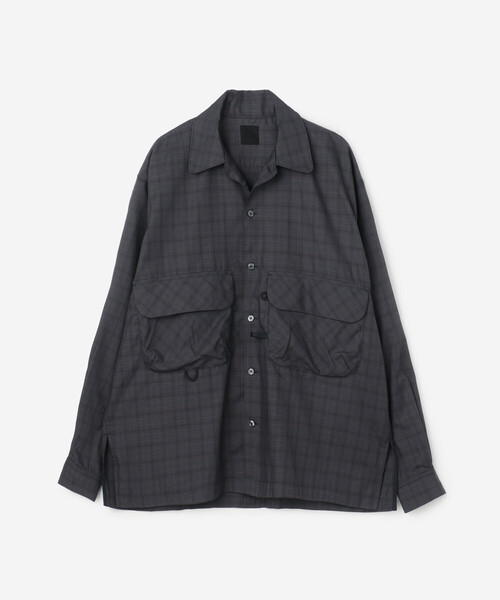 DAIWA PIER39(ダイワピア39)の「DAIWA PIER39 | TECH SPORTS OPEN COLLAR SHIRT L/S NOVA CHECK MEN(シャツ/ブラウス・メンズ・チャコール/ベージュ・L/S/M)」の21枚目の写真