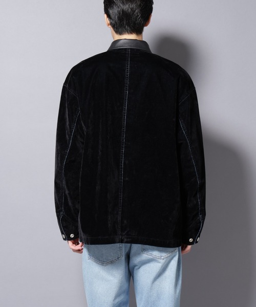 フロッキーデニム オーバージャケット（デニムジャケット）｜NANO