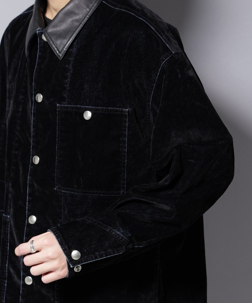 フロッキーデニム オーバージャケット（デニムジャケット）｜NANO
