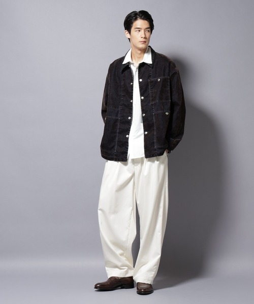 フロッキーデニム オーバージャケット（デニムジャケット）｜NANO