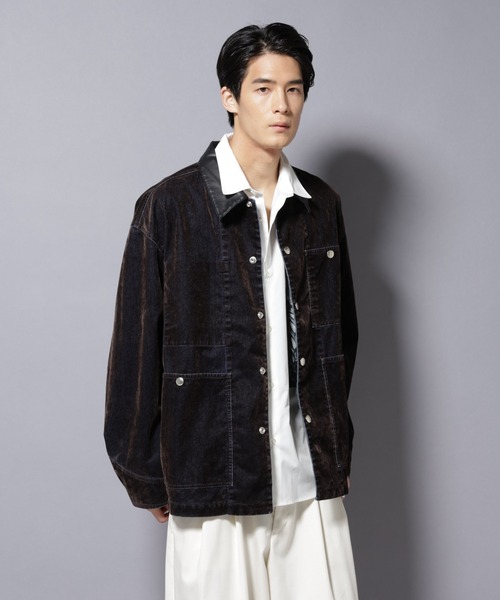 フロッキーデニム オーバージャケット（デニムジャケット）｜NANO