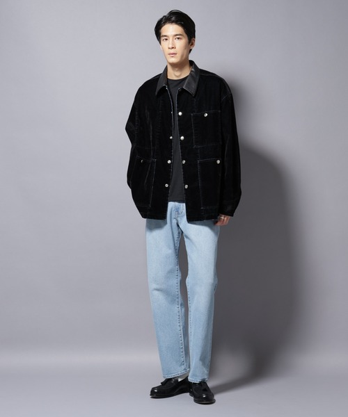 フロッキーデニム オーバージャケット（デニムジャケット）｜NANO