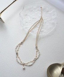 Dorry Doll | パールスカラップネックレス(ネックレス)