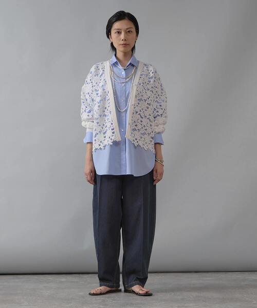 Liesse（リエス）の「バルーンデニム（その他パンツ・レディース・ネイビー/インディゴブルー・3/2）」の9枚目の写真