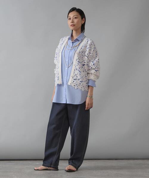 Liesse（リエス）の「バルーンデニム（その他パンツ・レディース・ネイビー/インディゴブルー・3/2）」の11枚目の写真