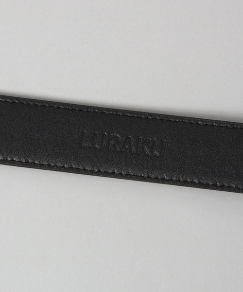 LURAKU（ルラク）の「【LURAKU】Cow Leather Regular Belt / カウレザーレギュラーベルト（ベルト・メンズ・ブラック・FREE）」の15枚目の写真