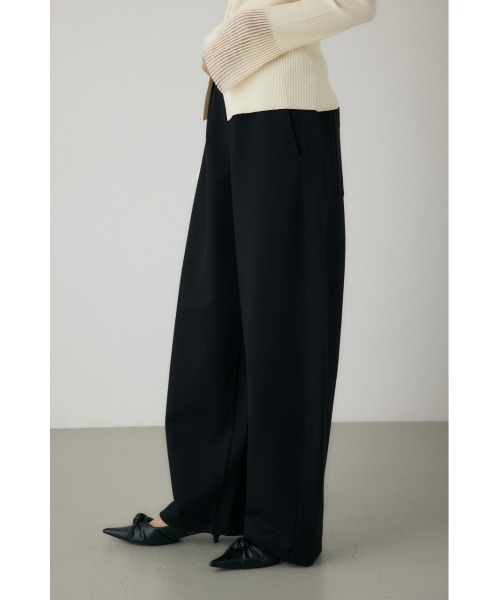 crie conforto(クリーコンフォルト)の「オーバルスウェットパンツ 2WAY / 冬服(スウェットパンツ・レディース・グレー/ブラウン/ブラック・SMALL/MEDIUM)」の5枚目の写真