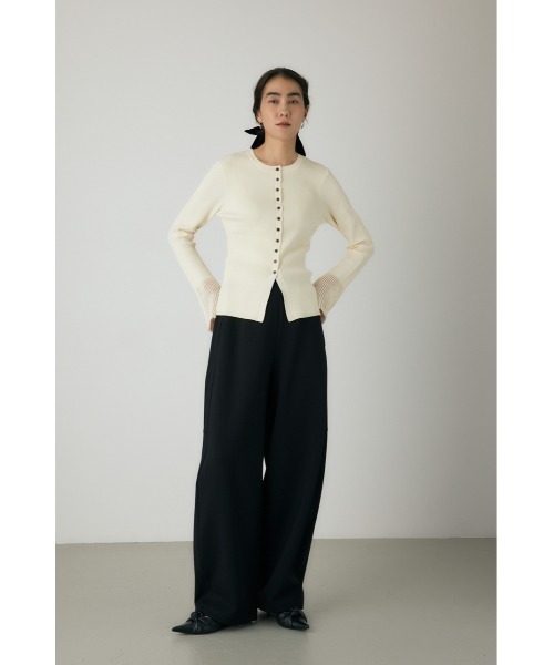 crie conforto(クリーコンフォルト)の「オーバルスウェットパンツ 2WAY / 冬服(スウェットパンツ・レディース・グレー/ブラウン/ブラック・SMALL/MEDIUM)」の6枚目の写真
