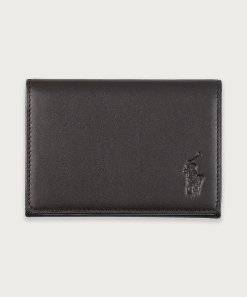 カーフレザー カードケース（名刺入れ）｜POLO RALPH LAUREN（ポロ