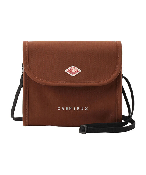 DANTON（ダントン）の「CORDURA CANVAS SHOULDER BAG〈CREMIEUX〉（ショルダーバッグ・レディース・ダークグレー/ブルー系その他/グレイッシュベージュ/ブラック/ブラウン系その他/オフホワイト・-）」の4枚目の写真