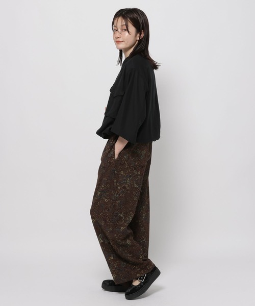 niko and...(ニコアンド)の「テロテロツイルワークシャツ(シャツ/ブラウス・レディース・ベージュ/ブラック・MEDIUM/LARGE)」の15枚目の写真
