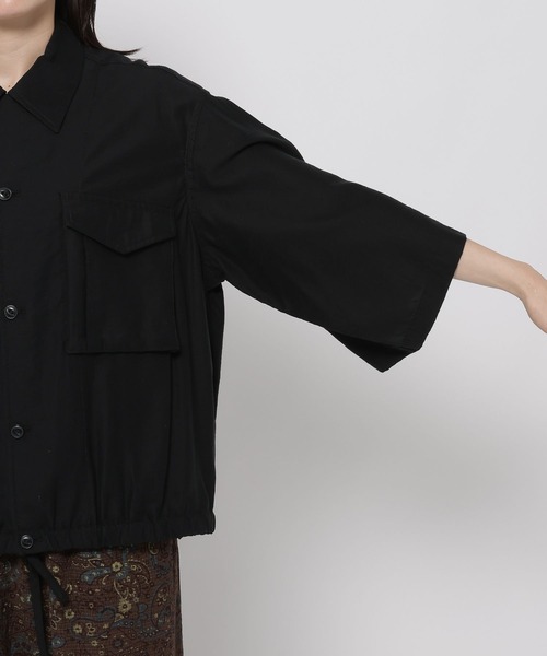 セール】テロテロツイルワークシャツ（シャツ/ブラウス）｜niko and