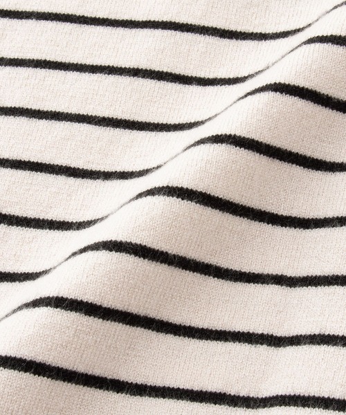 Honeys（ハニーズ）の「【しなやかニット・ヒアルロン酸加工】ヒアルロン酸クルーカーデ（カーディガン/ボレロ・レディース・ブラック×ベージュ/レッド/アイボリー/ピンク系その他/ブラック/杢グレー・L/LL/M）」の13枚目の写真