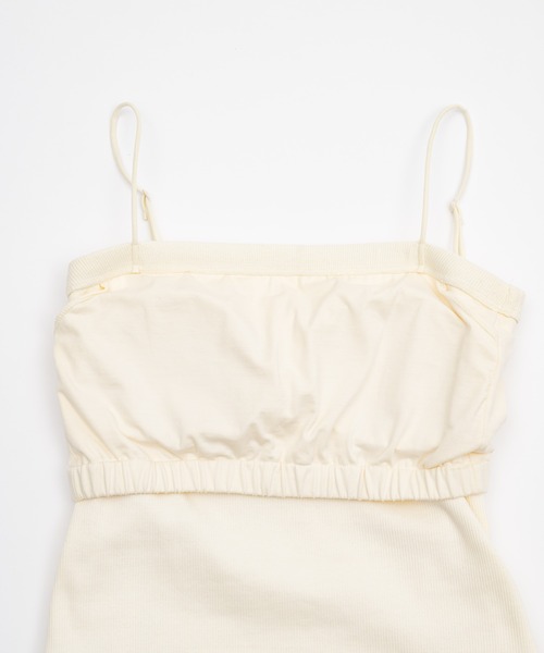 Rib cup camisole/リブカップキャミソール（キャミソール）｜OLUN