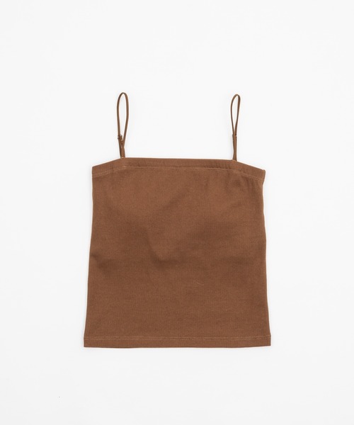 Rib cup camisole/リブカップキャミソール（キャミソール）｜OLUN