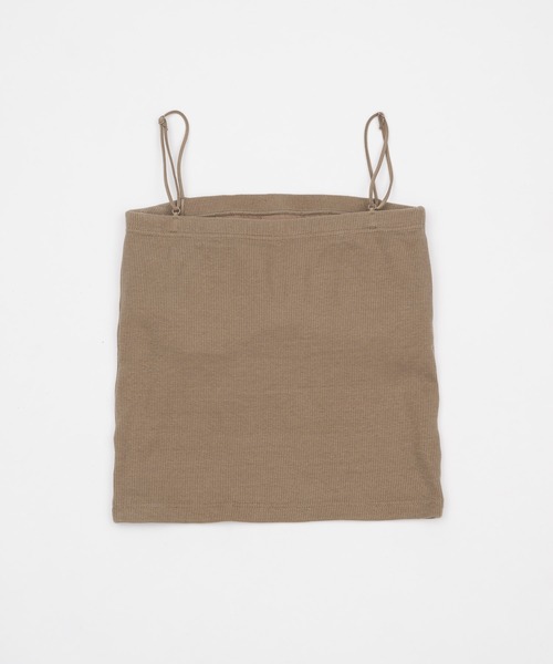 Rib cup camisole/リブカップキャミソール（キャミソール）｜OLUN