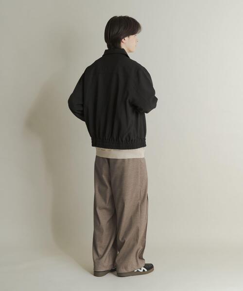 SENSE OF PLACE by URBAN RESEARCH（センスオブプレイスバイアーバンリサーチ）の「タックワイドスラックス（その他パンツ・メンズ・ブラウン/ブラック/ブラウン系その他・MEDIUM/LARGE）」の14枚目の写真