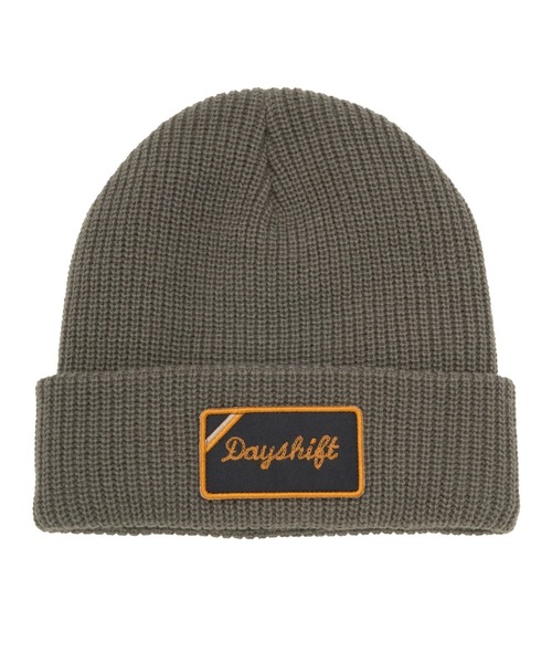 RVCA（ルーカ）の「RVCA メンズ DAYSHIFT 2 BEANIE ビーニー 【2025年秋冬モデル】/ルーカワッペンワンポイントニットキャップ・ビーニー（ニットキャップ/ビーニー・メンズ・オリーブ・FREE）」の8枚目の写真