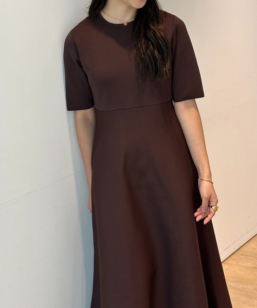 CADUNE（カデュネ）の「FIT＆FLAREKNITワンピース