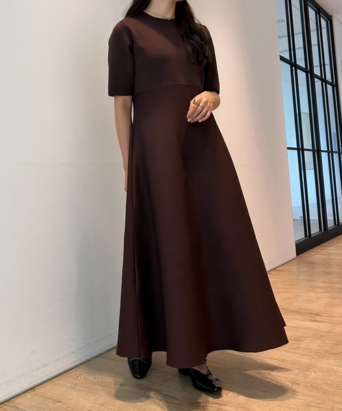CADUNE（カデュネ）の「FIT＆FLAREKNITワンピース