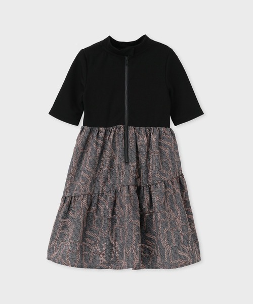 Paul Smith JUNIOR(ポールスミスジュニア)の「ガールズ 5分袖 ドッキングワンピース / 893177 4153352(ワンピース・キッズ・ブラック・110cm/100cm/90cm/130cm/120cm)」の3枚目の写真