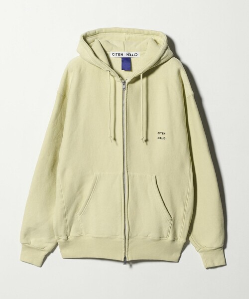 CITEN（シテン）の「＜CITEN＞ジップアップスウェットフーディー（パーカー・メンズ・ライトグレー/イエロー/ダークグレー・M/L）」の20枚目の写真