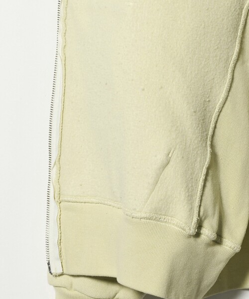 CITEN（シテン）の「＜CITEN＞ジップアップスウェットフーディー（パーカー・メンズ・ライトグレー/イエロー/ダークグレー・M/L）」の7枚目の写真