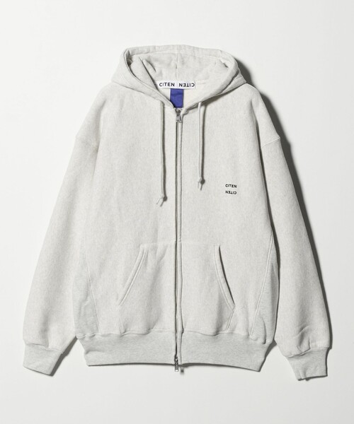 CITEN（シテン）の「＜CITEN＞ジップアップスウェットフーディー（パーカー・メンズ・ライトグレー/イエロー/ダークグレー・M/L）」の21枚目の写真