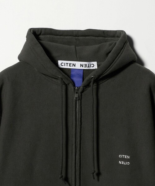 CITEN（シテン）の「＜CITEN＞ジップアップスウェットフーディー（パーカー・メンズ・ライトグレー/イエロー/ダークグレー・M/L）」の16枚目の写真