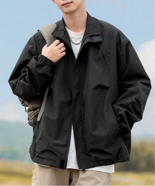 セール】【25年秋冬新作】ルーズシルエット ジップアップブルゾン