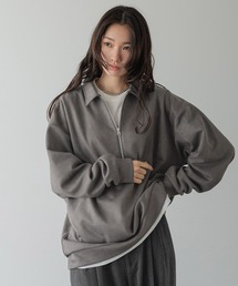 LOWRYS FARM | 【LFM(U)】スウェードライクＨＺＩＰポロ　 593465(Tシャツ/カットソー)