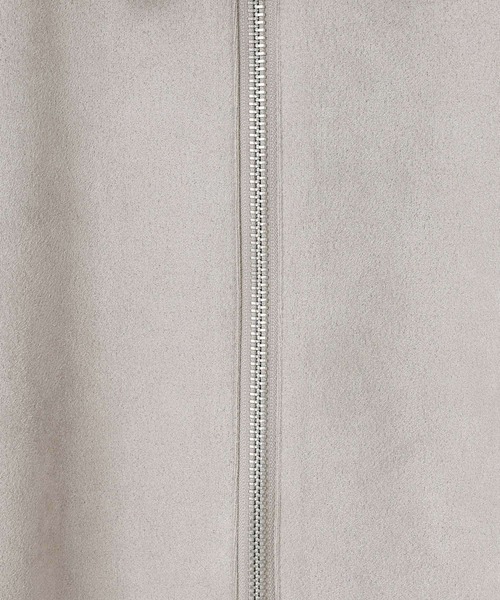 LOWRYS FARM（ローリーズファーム）の「【LFM(U)】スウェードライクＨＺＩＰポロ　 593465（Tシャツ/カットソー・メンズ・ブラウン/グレー/チャコールグレー・MEDIUM/LARGE）」の9枚目の写真