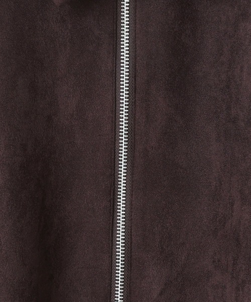 LOWRYS FARM（ローリーズファーム）の「【LFM(U)】スウェードライクＨＺＩＰポロ　 593465（Tシャツ/カットソー・メンズ・ブラウン/グレー/チャコールグレー・MEDIUM/LARGE）」の10枚目の写真