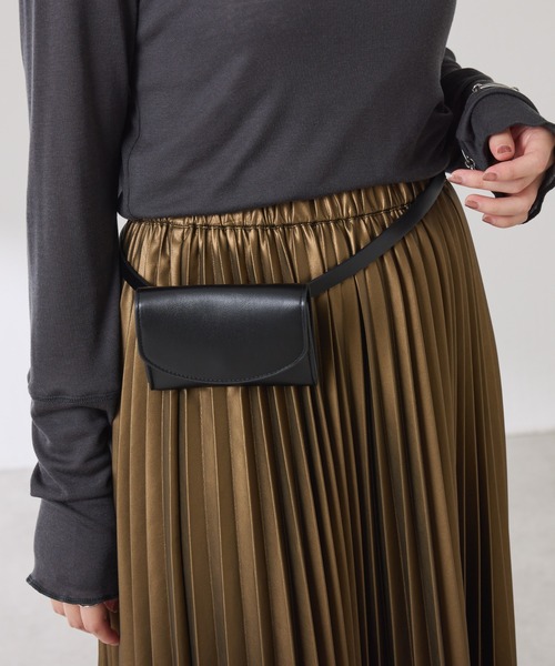 PAPILLONNER（パピヨネ）の「バッグ付きベルト（ベルト・レディース・ブラック/キャメル・FREE）」の9枚目の写真