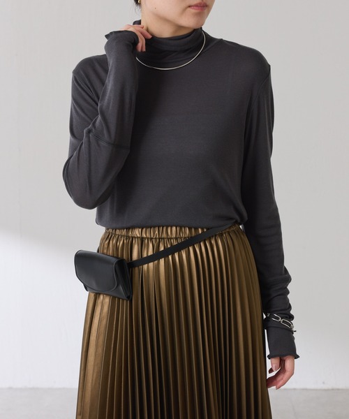 PAPILLONNER（パピヨネ）の「バッグ付きベルト（ベルト・レディース・ブラック/キャメル・FREE）」の11枚目の写真