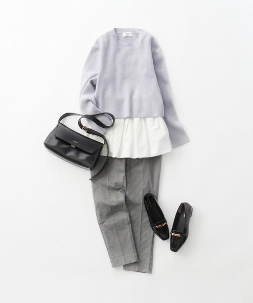 OPAQUE.CLIP（オペークドットクリップ）の「【抗菌防臭加工】メタルバーエナメルローファーシューズ（パンプス・レディース・ブラック/ベージュ・02/03）」の10枚目の写真