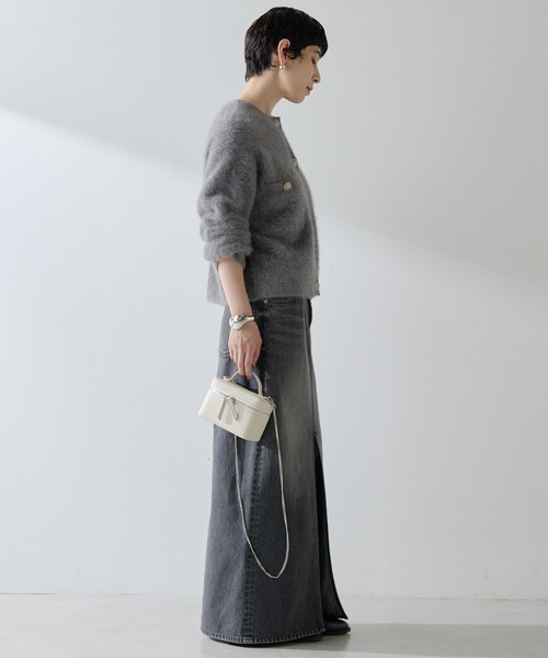 ファーボタンジャケット（カーディガン/ボレロ）｜Whim Gazette