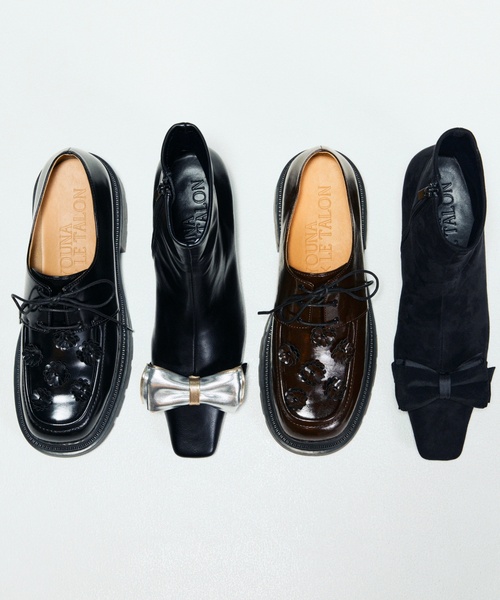 LE TALON（ルタロン）の「アツゾコフラワーレースアップ（ローファー・レディース・ブラウン/ブラック・X-LARGE/LARGE/MEDIUM/SMALL）」の12枚目の写真