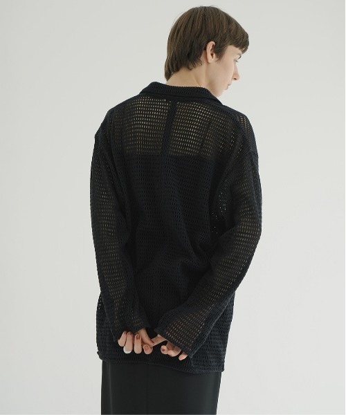 CLANE(クラネ)の「MESH POCKET OVER SHIRTS(シャツ/ブラウス・レディース・ミント/ブラック/アイボリー・1/2)」の21枚目の写真