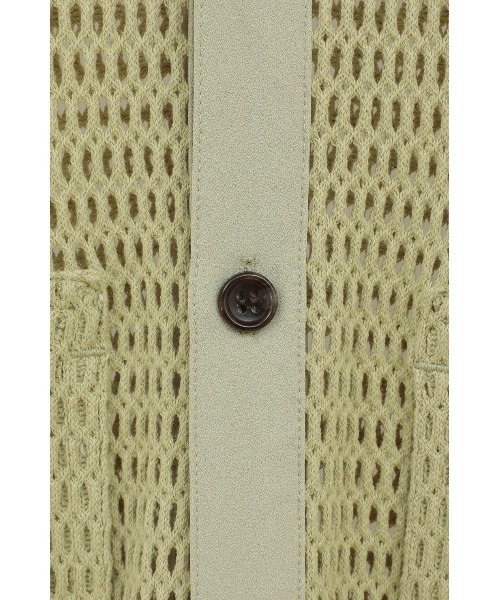 CLANE(クラネ)の「MESH POCKET OVER SHIRTS(シャツ/ブラウス・レディース・ミント/ブラック/アイボリー・1/2)」の9枚目の写真