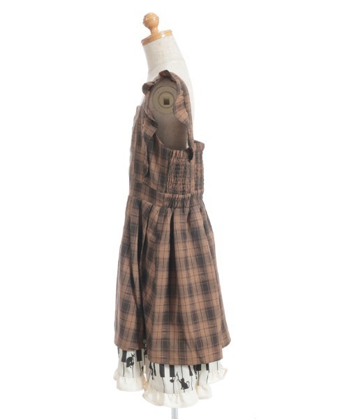 axes femme(アクシーズファム)の「ピアノプリントフリルジャンパースカート(ワンピース・キッズ・ブラック/ブラウン・MEDIUM/LARGE/X-LARGE)」の14枚目の写真
