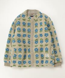 【雰囲気最高❗️】ビンテージ アンティーク 花柄 ジャケット 古着 総柄 レディース 古着 80s USA製 Carole Little アート 花 フラワー