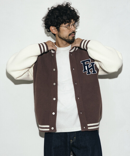 diagram ニットスタジャン Twist knit stadium jumper（ツイストニットスタジャン）c-634 | konotoki