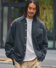 THE CRAFT CREW PRODUCTS(ザクラフトクループロダクツ)のマルチファンクショナル オーバーサイズ コーデュロイレギュラーカラー長袖シャツ / 吸水速乾・UVカット【THE CRAFT CREW PRODUCTS】(シャツ/ブラウス)